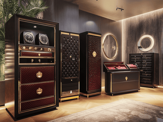 Luxury safe collection featuring premium watch winders, jewelry safes, and security cabinets | The Safe Haven