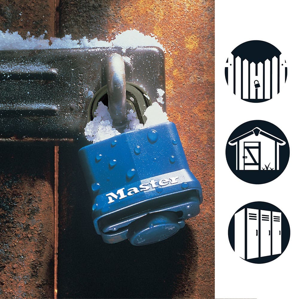 312EURD Laminated Padlock with Key and Thermoplastic Cover - The Safe Havens