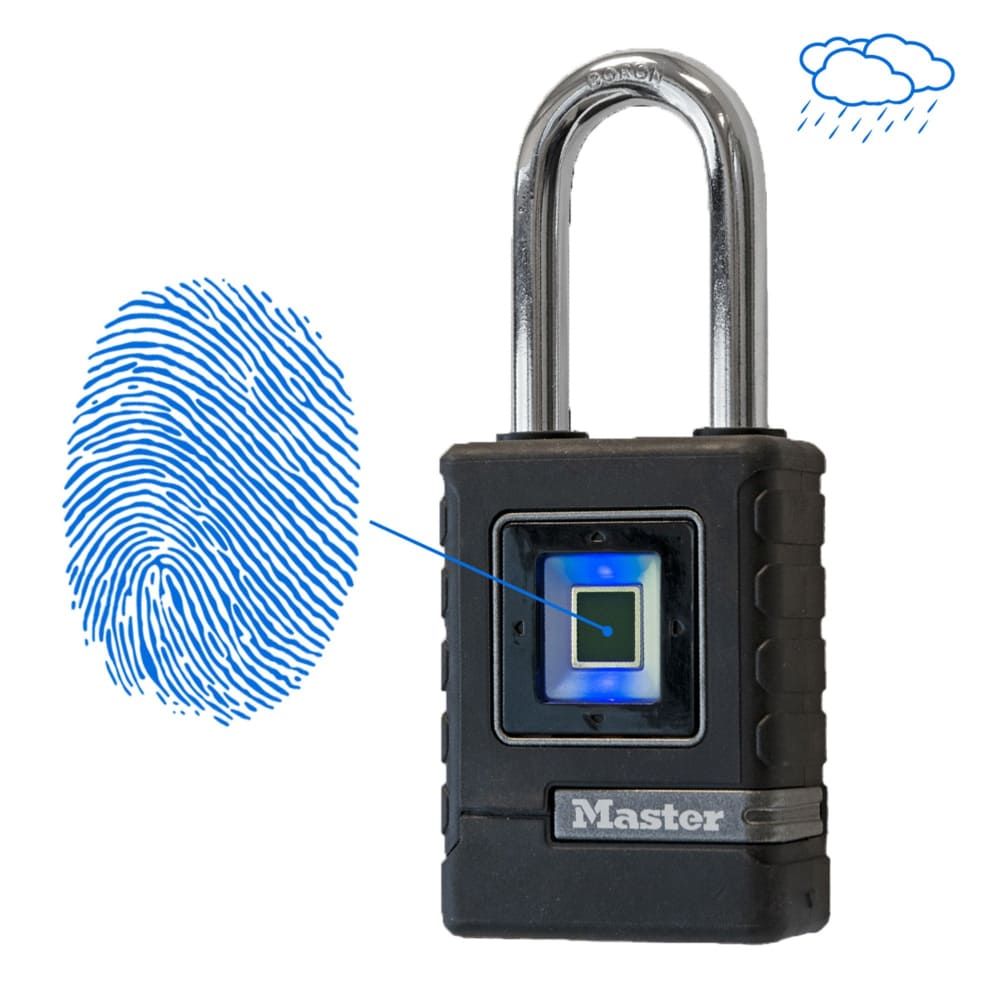 Master Lock Biometric Padlock 4901EURDLHCC - The Safe Havens