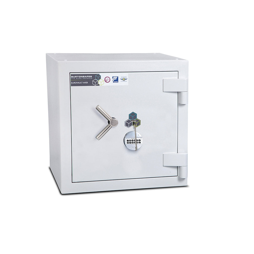 Eurovault Aver Grade 5 Size 1 Key and Electronic Lock Safe - The Safe Havens