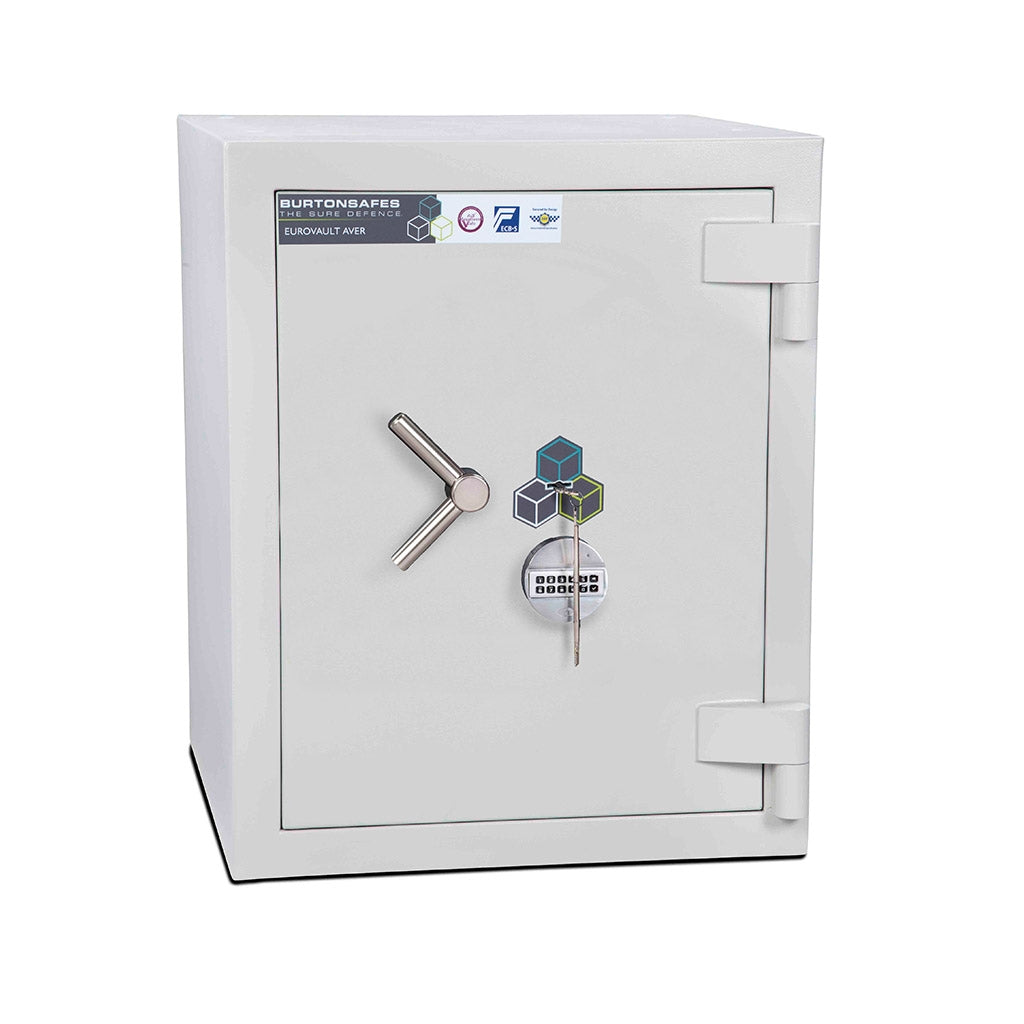 Eurovault Aver Grade 5 Size 2 Key and Electronic Lock Safe - The Safe Havens