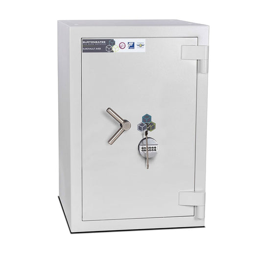 Eurovault Aver Grade 5 Size 3 Key and Electronic Lock Safe - The Safe Havens