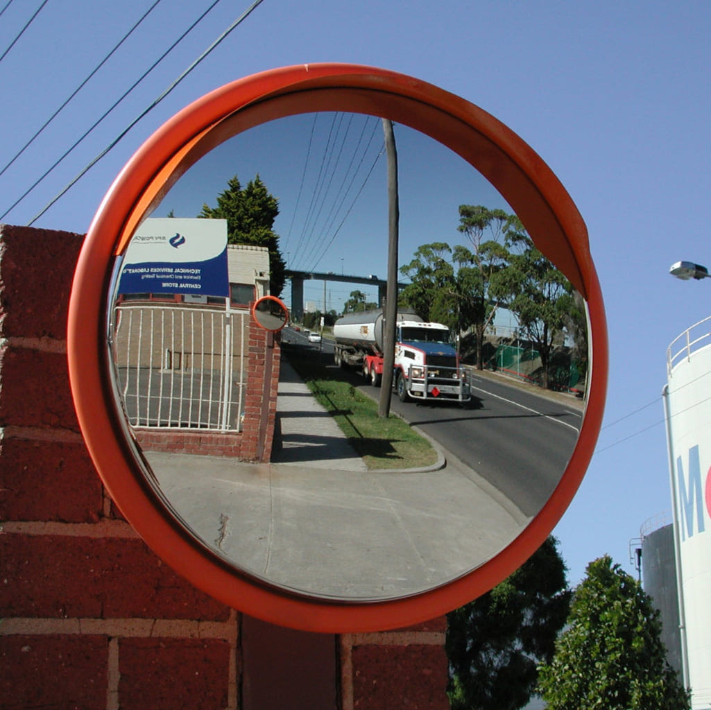 Stainless Steel Anti-Vandal Mirror 450mm - The Safe Havens