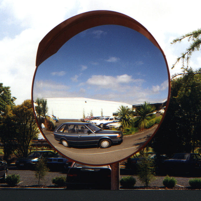 Stainless Steel Anti-Vandal Mirror 600mm - The Safe Havens