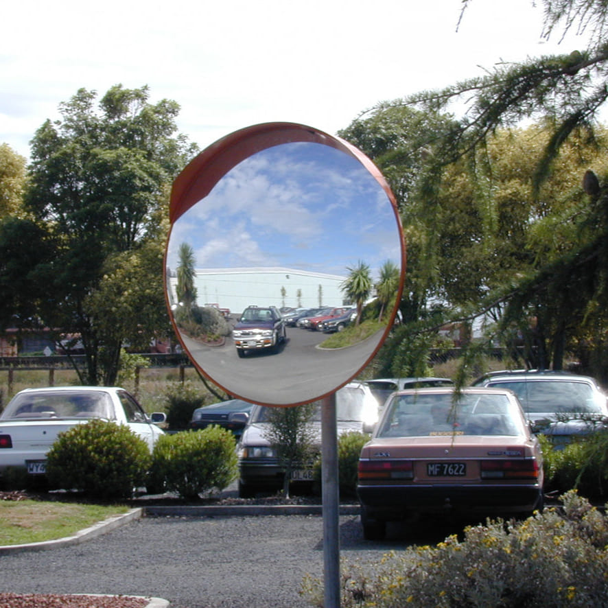 Stainless Steel Anti-Vandal Mirror 600mm - The Safe Havens