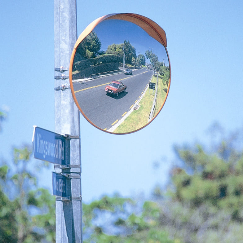 Stainless Steel Anti-Vandal Mirror 600mm - The Safe Havens