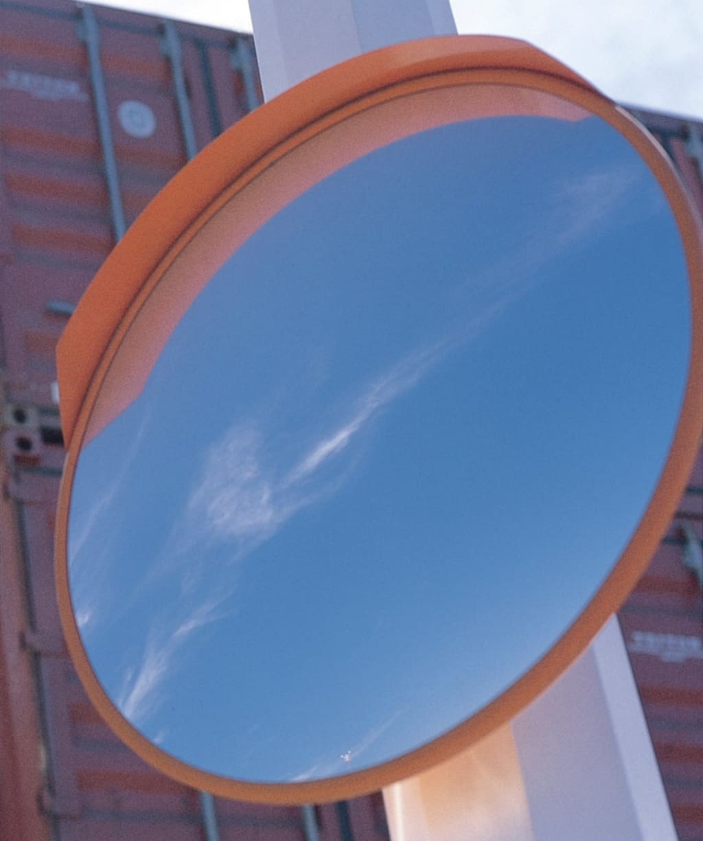 Stainless Steel Anti-Vandal Mirror 600mm - The Safe Havens