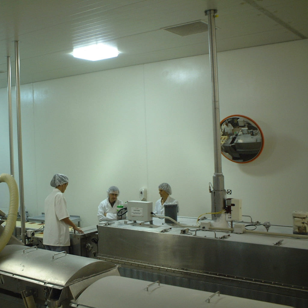 Stainless Steel Food Processing Mirror 800mm - The Safe Havens