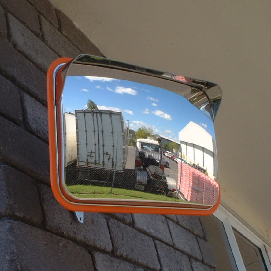 Stainless Steel Anti-Vandal Mirror - 320 x 225mm - The Safe Havens