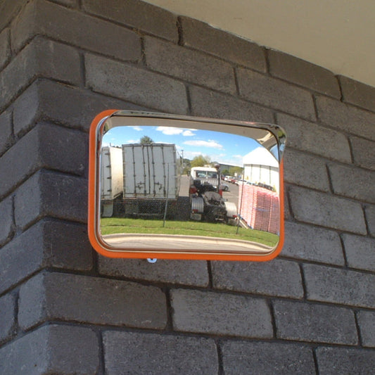 Stainless Steel Anti-Vandal Mirror - 320 x 225mm - The Safe Havens