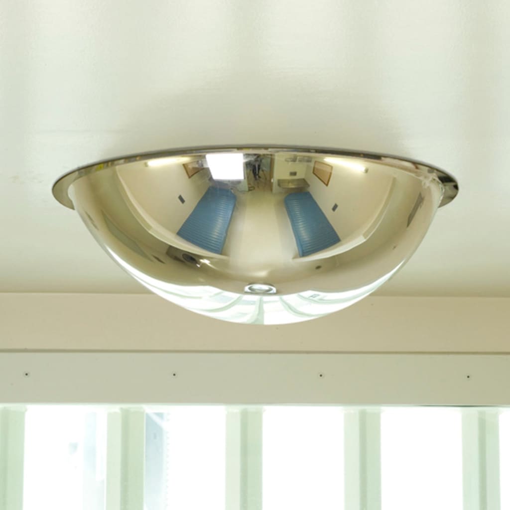 Stainless Steel Ceiling Dome Mirror 500mm - The Safe Havens
