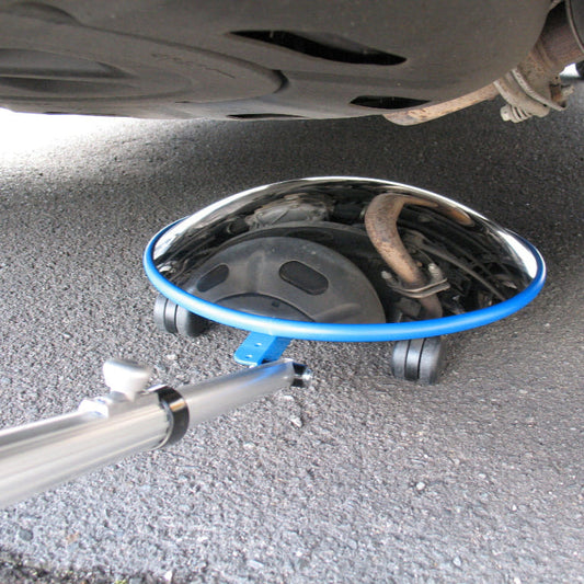 Heavy Duty Portable Inspection Mirror with Light 300mm - The Safe Havens