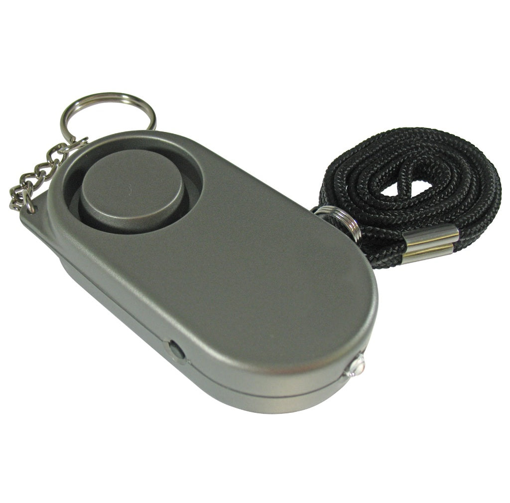 Battery-Powered Mini Personal Attack Alarm with Keyring, Pull Pin & Torch - Securikey - The Safe Havens