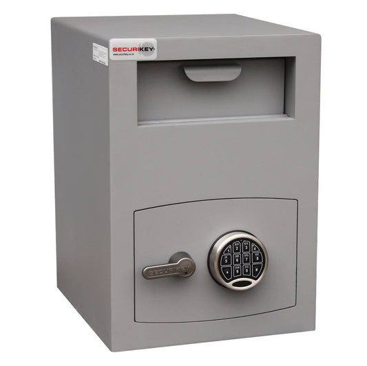 Mini Vault Deposit Silver 2 Electronic - Securikey - The Safe Havens