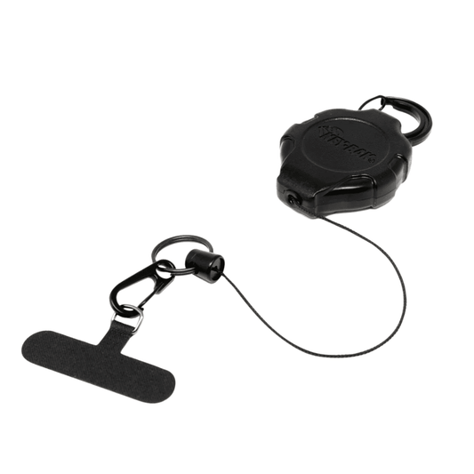 RATCH-IT Phone Tether Key Reel – 1200mm Kevlar® Cord – Karabiner - The Safe Havens