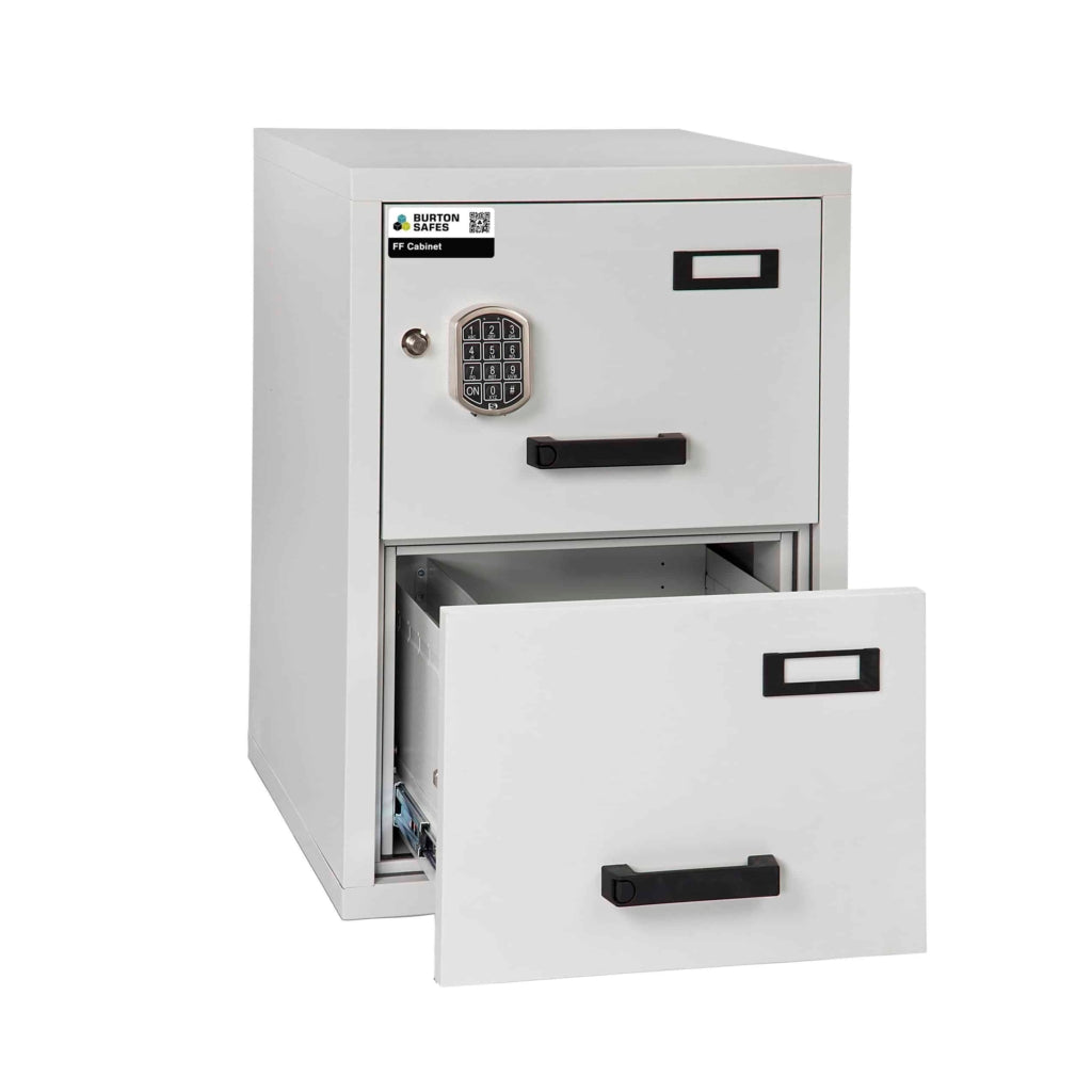 Fireproof Filing Cabinet 2 Drawer Electronic Lock Safe - The Safe Havens