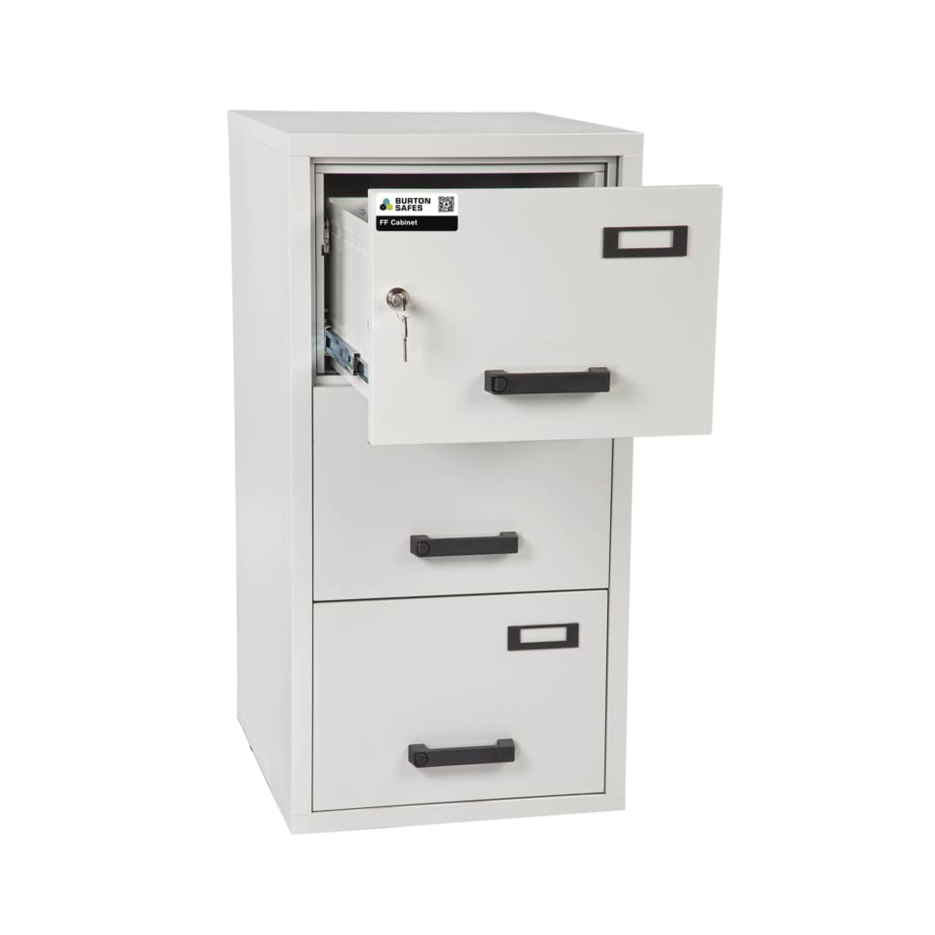 Fireproof Filing Cabinet 3 Drawer Key Locking Safe - The Safe Havens