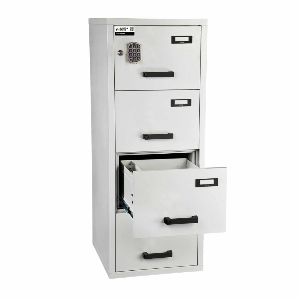 Fireproof Filing Cabinet 4 Drawer Electronic Lock Safe - The Safe Havens