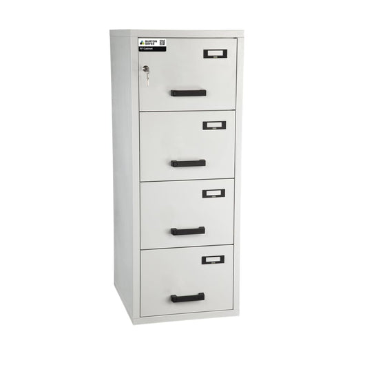 Fireproof Filing Cabinet 4 Drawer Key Locking Safe - The Safe Havens