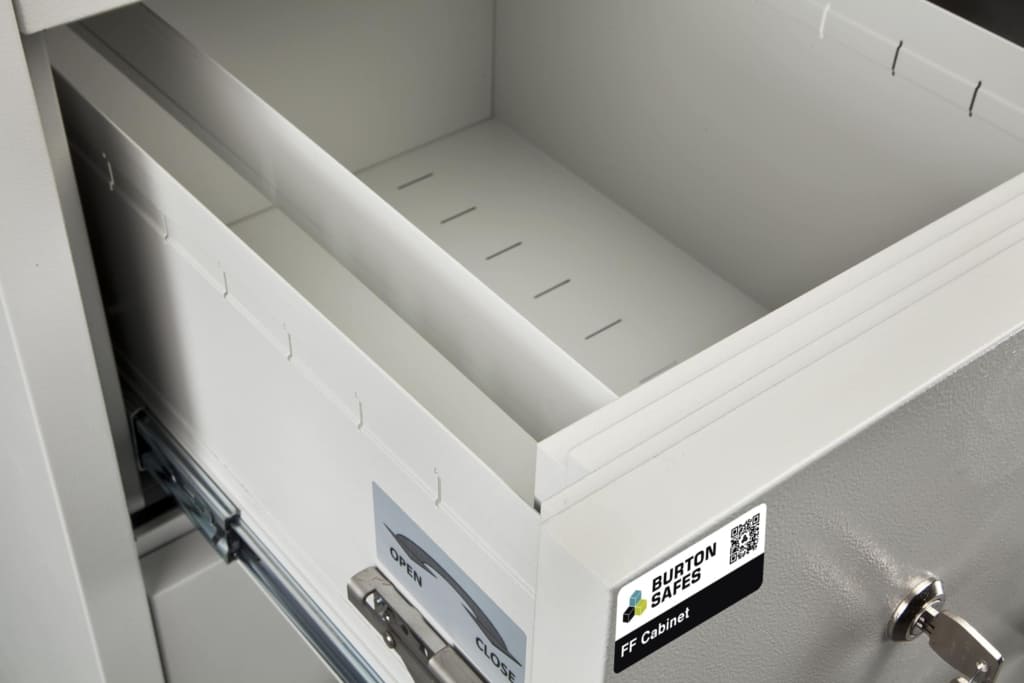 Fireproof Filing Cabinet 4 Drawer Key Locking Safe - The Safe Havens