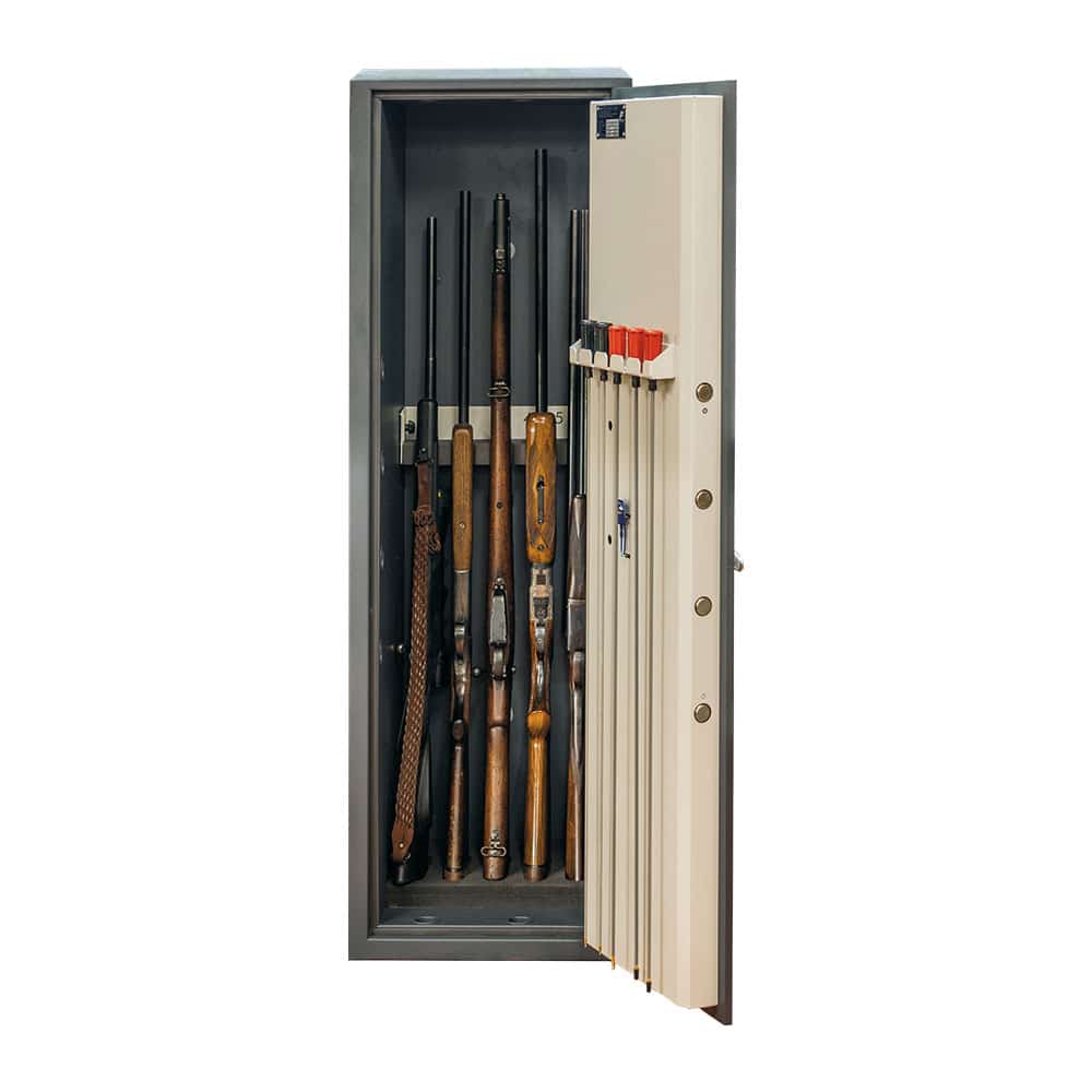 Gamekeeper Gold – 5 Gun Key Locking Safe - The Safe Havens