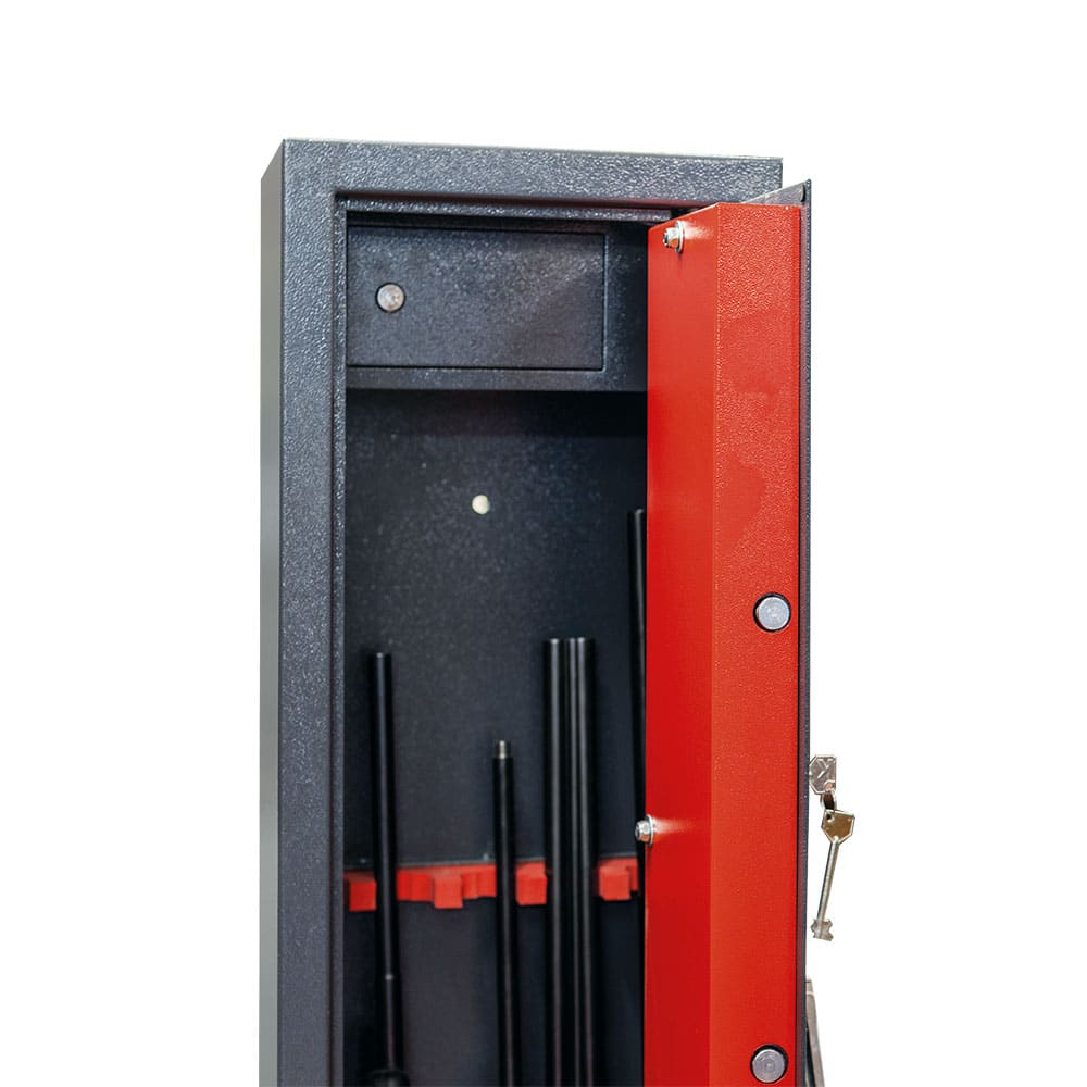 Pioneer Gun Cabinet – 5 Gun Key Locking - The Safe Havens