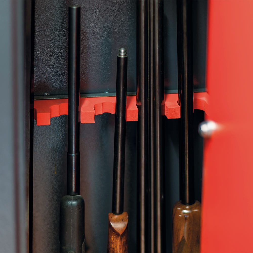 Pioneer Gun Cabinet – 5 Gun Key Locking - The Safe Havens