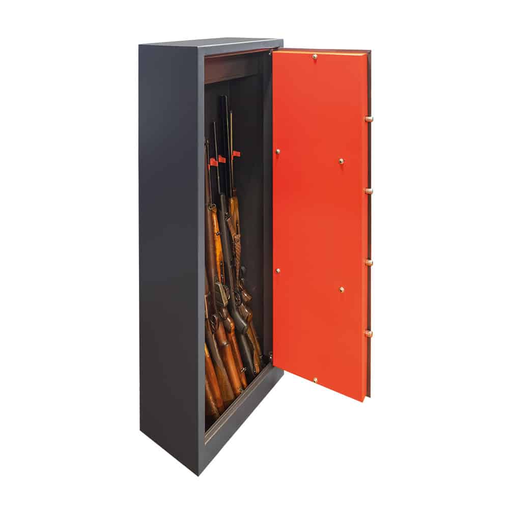 Pioneer Gun Cabinet – 10 Gun Key Locking - The Safe Havens