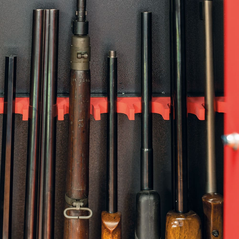 Pioneer Gun Cabinet – 10 Gun Key Locking - The Safe Havens