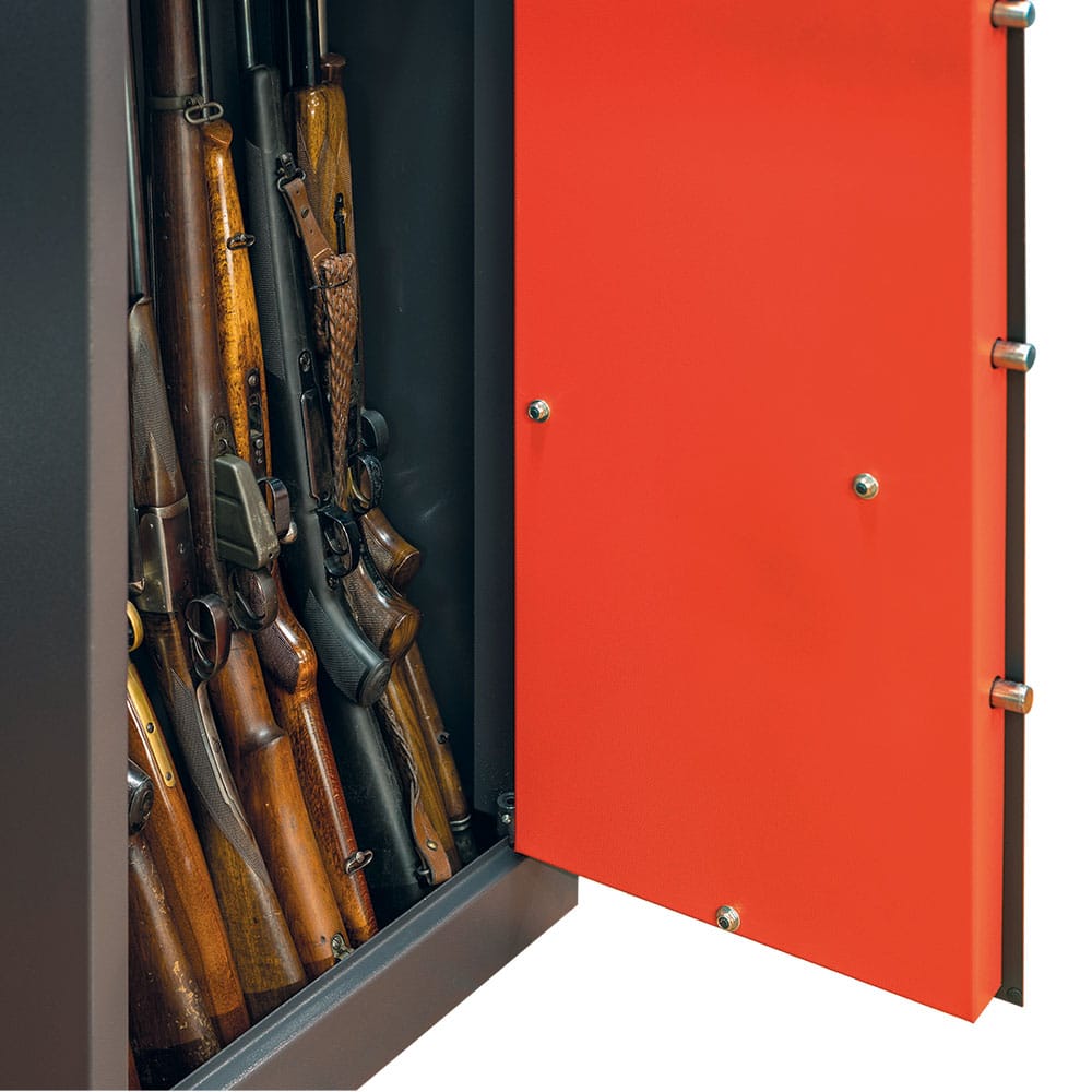 Pioneer Gun Cabinet – 10 Gun Key Locking - The Safe Havens