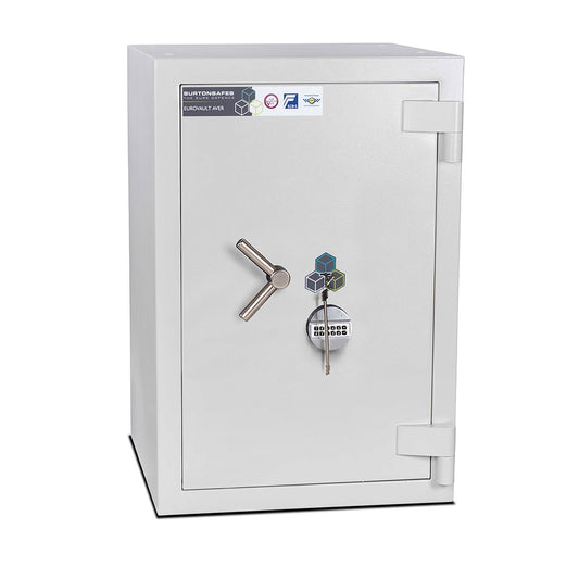 Eurovault Aver Grade 5 Size 3 Key and Electronic Lock Safe