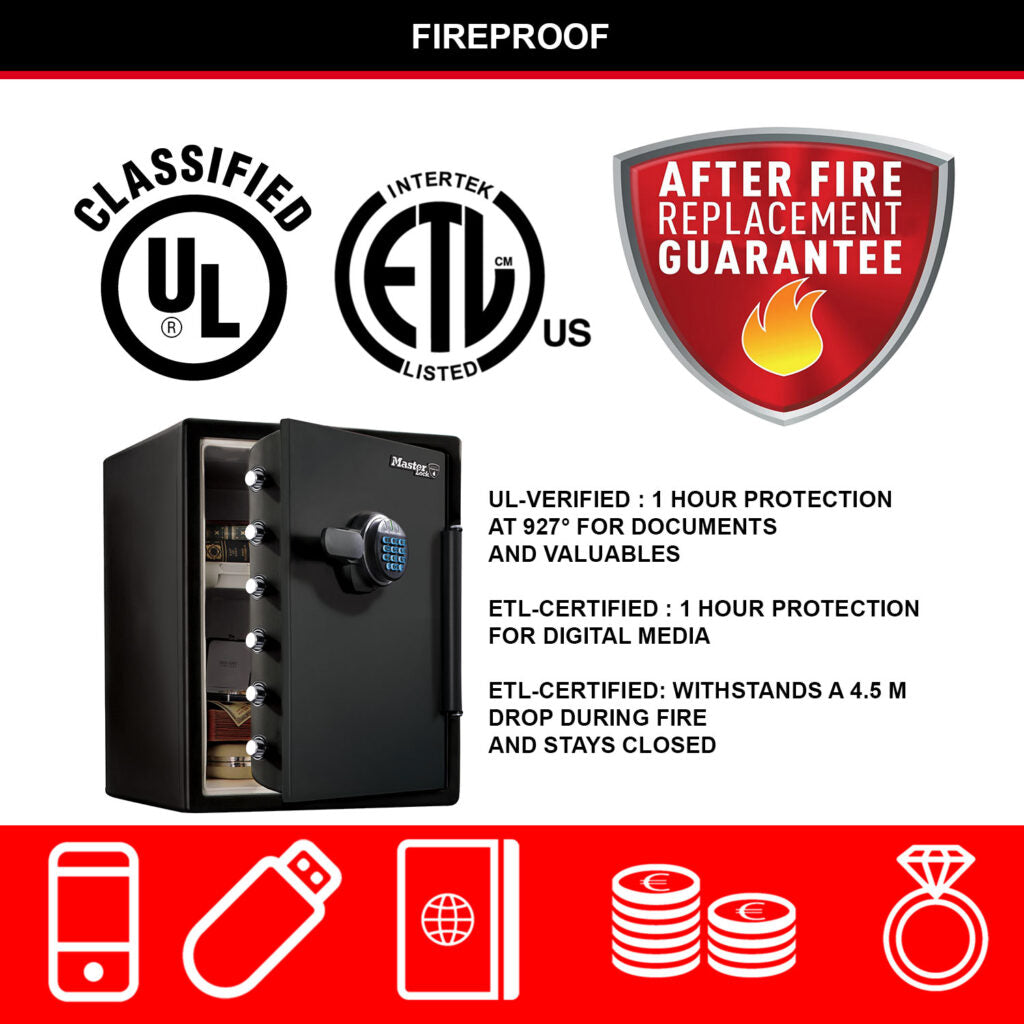 Digital Fire & Water Safe XX Large LFW205FYC