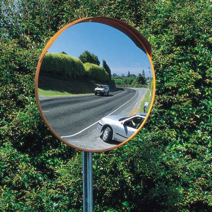 Stainless Steel Anti-Vandal Mirror 450mm - The Safe Havens